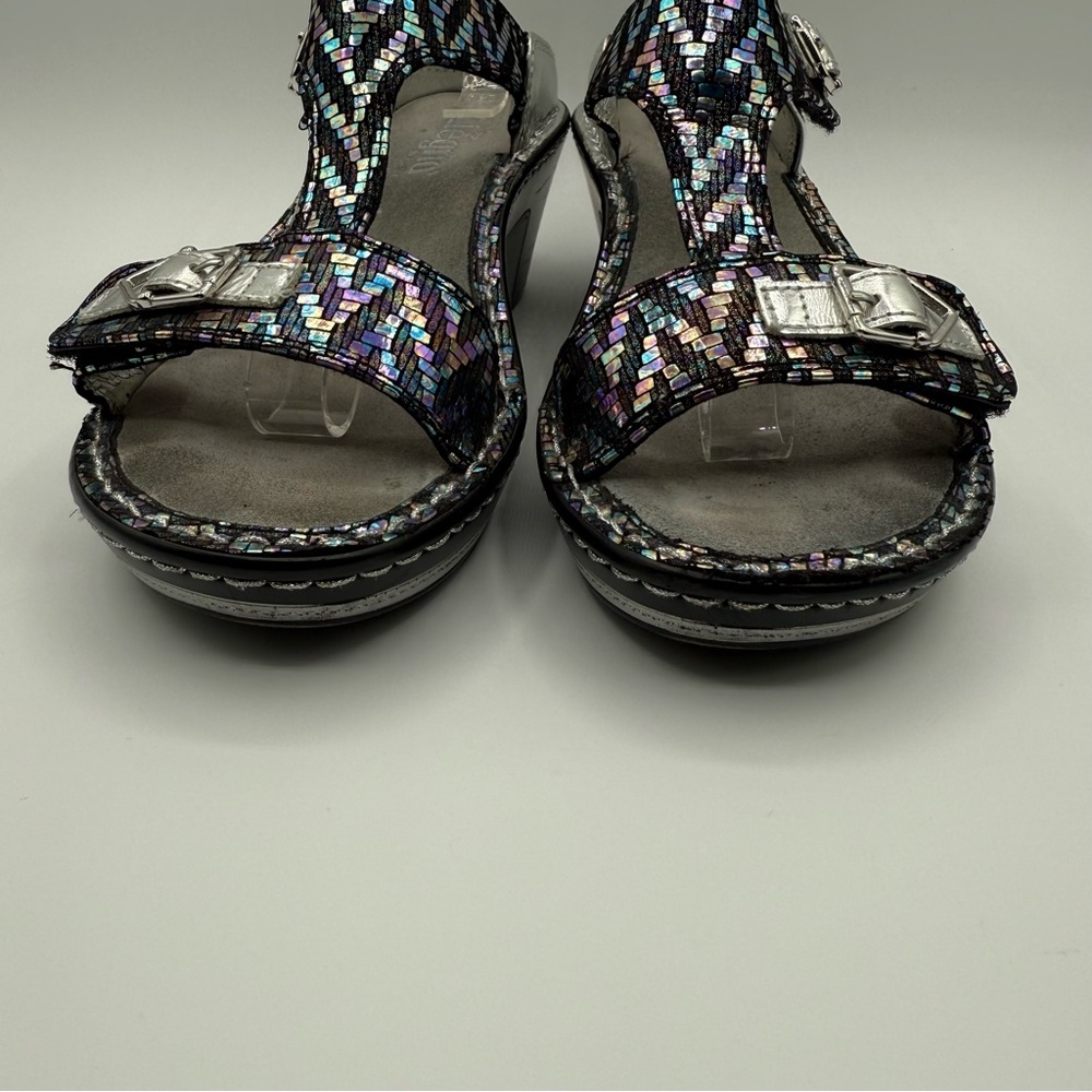 Alegria Lara Shmancy Wedge Sandals EU37 US7/7.5 Comfort - Picture 10 of 16
